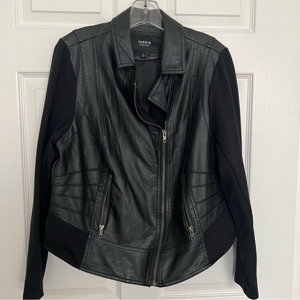 Torrid Faux Leather Jacket size 1